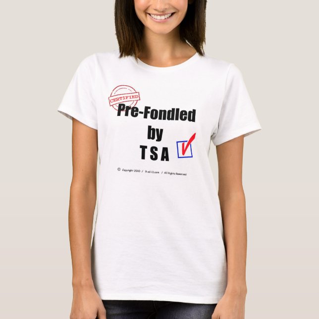 Funcionario Pre-Mimado por la camisa de TSA (Anverso)