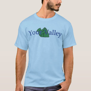 Funcionario su camiseta del valle