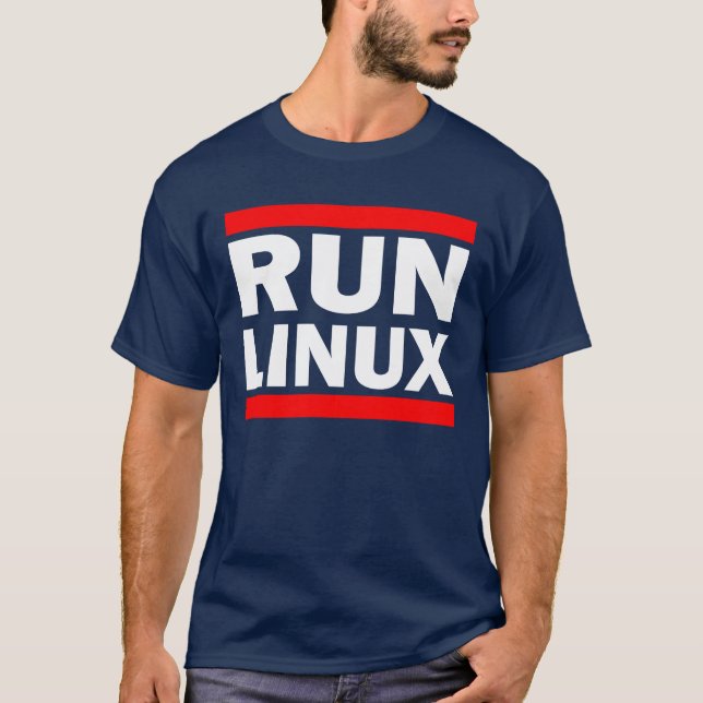 Funcione con la camisa de Linux - ghorr (Anverso)