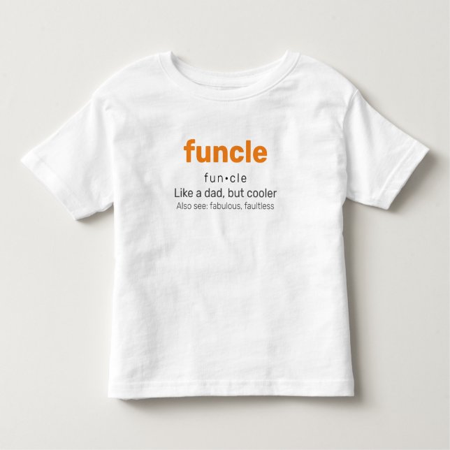 Funcle - Camiseta de la familia del tío divertido (Anverso)