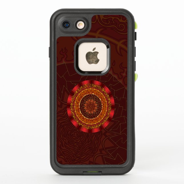 Funda a prueba de vida de Fire Mandala (Reverso)