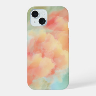 Funda abstracta de acuarela pastel soñadora para i