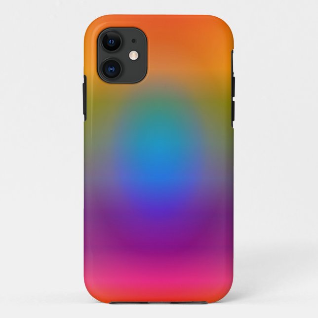 Funda abstracto Rainbow Horizon para iPhone 5 (Reverso)