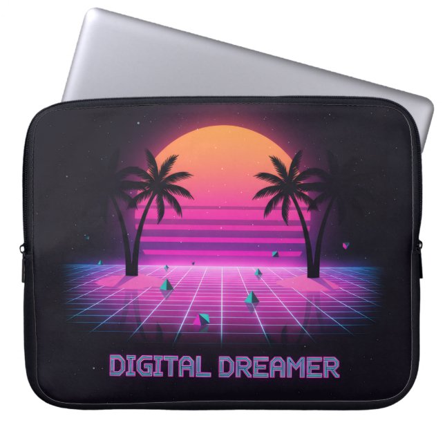 Funda acolchada para portátil Digital Dreamer (Frente)