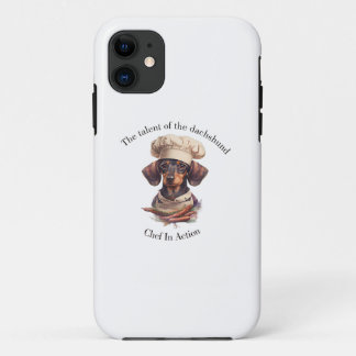Funda Adorable Dachshund Chef para iPhone 11