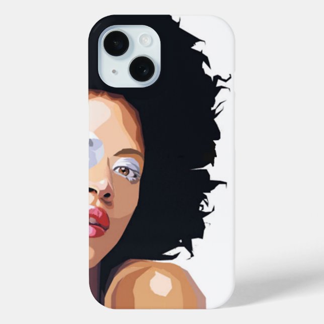 Funda Afrocéntrico iPhone 15 (Reverso )