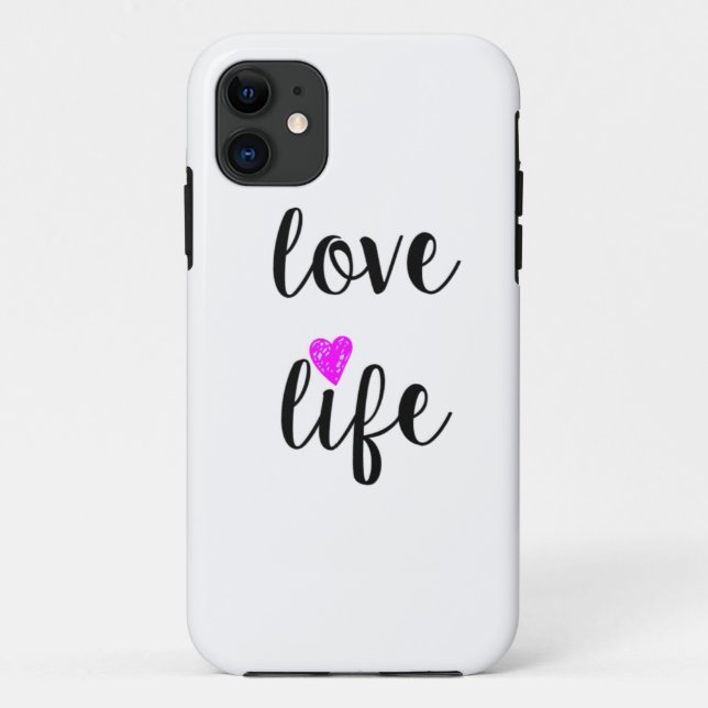 Funda Apenas Ahí, IPhone de Love Life (Reverso)