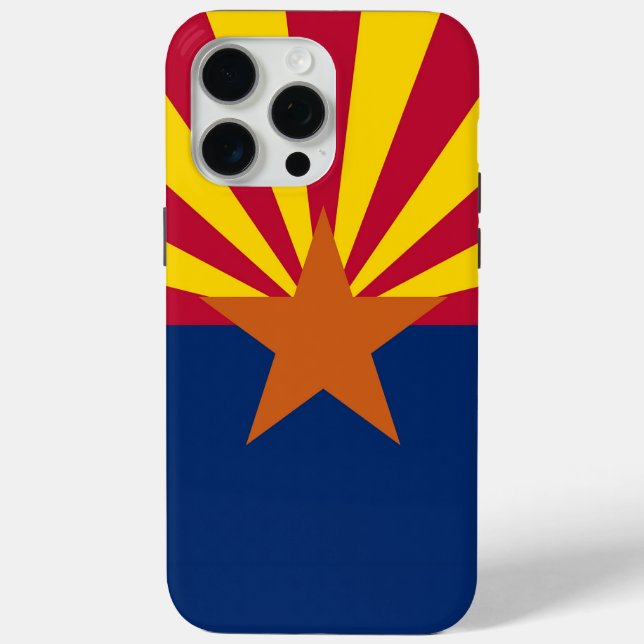 Funda Apple iPhone 15 Pro Max, bandera de Arizona (Reverso )