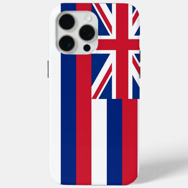 Funda Apple iPhone 15 Pro Max, bandera de Hawái (Reverso )