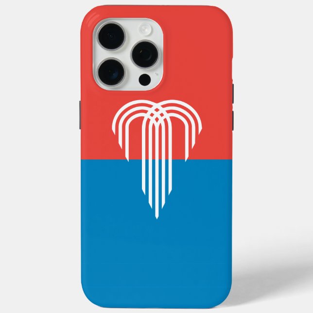 Funda Apple iPhone 15 Pro Max, bandera de Kansas C (Reverso )