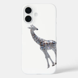 Funda Apple iPhone 16 Crystal Giraffe Art Design 