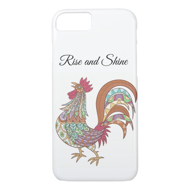 Funda Apple iPhone 8/7, aumento de pollo y brillo (Reverso)