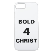 funda Apple iPhone 8/7 "Bold4Christ"