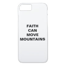 funda Apple iPhone 8/7 "Faith Can Move Mountains"