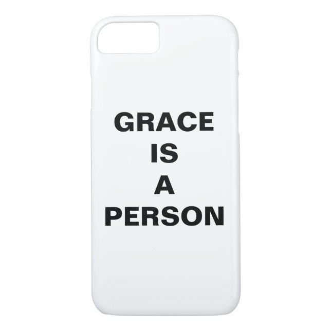 funda Apple iPhone 8/7 "Grace is A Person" (Reverso)