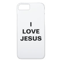 funda Apple iPhone 8/7 "I Love Jesus"