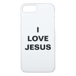 funda Apple iPhone 8/7 "I Love Jesus"