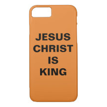 funda Apple iPhone 8/7 "Jesucristo es el rey"