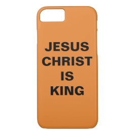 funda Apple iPhone 8/7 "Jesucristo es el rey"