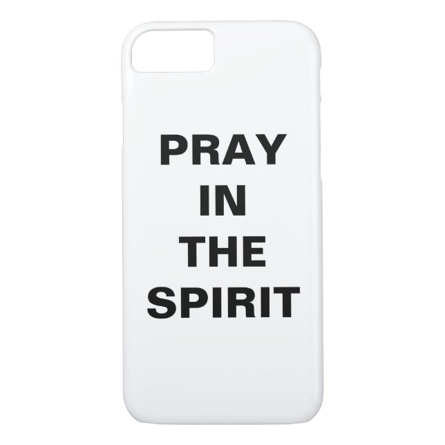 funda Apple iPhone 8/7 "Reza En El Espíritu" (Reverso)