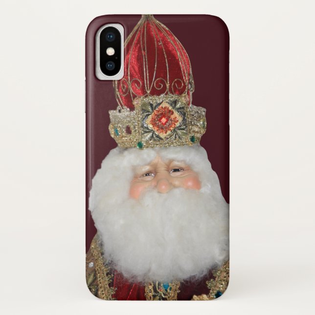 Funda Apple iPhone X con imagen de St. Nick (Reverso)