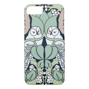 Funda Art Nouveau Owls Nest Pattern iPhone 7