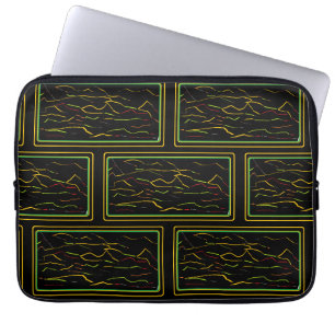 Funda artística para portátil con patrón llamativo