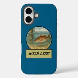 Funda azul del océano rojizo