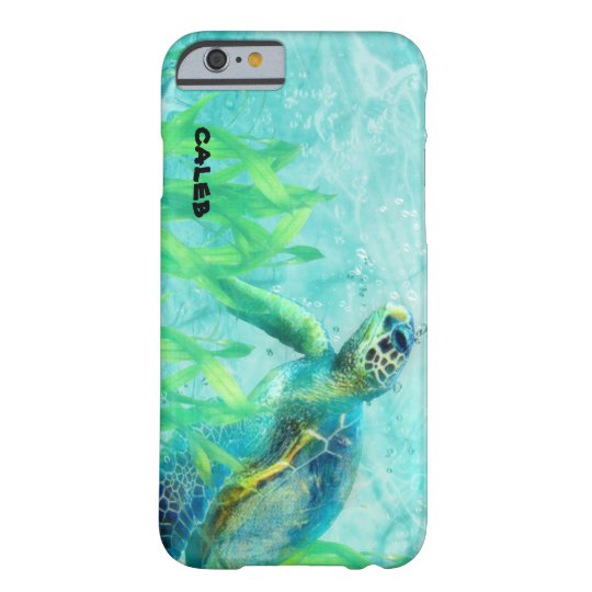 Funda Barely There iPhone 6 Personalizado tropical del arte de la playa del
