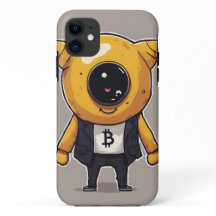Funda Bitcoin Character iPhone 11 - Whimsical y E