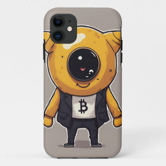 Funda Bitcoin Character iPhone 11 - Whimsical y E