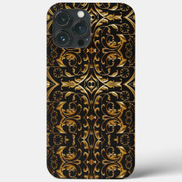 Funda Black and Gold Luxury iPhone 13 Pro Max