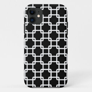 Funda Black Square Link Pattern iPhone 5