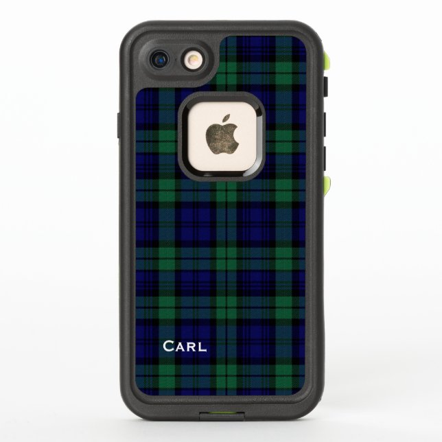 Funda Black Watch Plaid LifeProof iPhone 7 (Reverso)