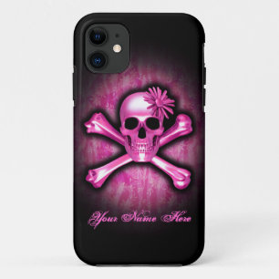 Funda Blue Chrome Skull y Crossbone iPhone 5