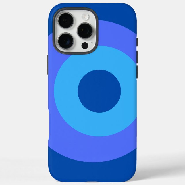 Funda Blue Round Apple iPhone 16 Pro Max (Reverso)