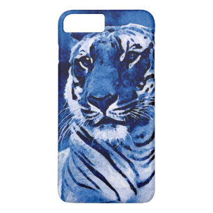 Funda Blue Tiger Artwork iPhone 7 Plus