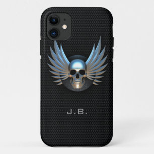 Funda Blue Winged Skull iPhone 5