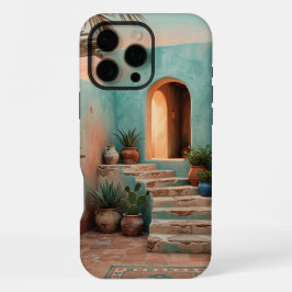 Funda Boho para iPhone 16 Pro Max | Escalera Verde