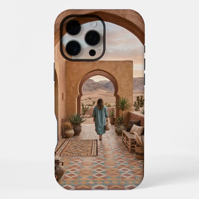 Funda Boho Travel para iPhone 16 Pro Max (Reverso )