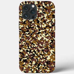 Funda Brown Micro Camo iPhone 13 Pro Max