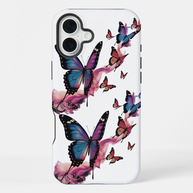 Funda Butterfly Flow para iPhone 16 Plus – Transfo (Reverso )
