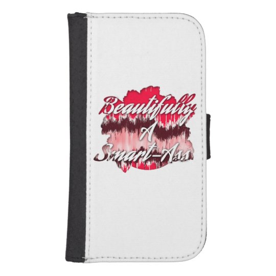 Funda Cartera Para Galaxy S4 Maravillosamente una caja del teléfono de Smartass