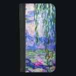Funda Cartera Claude Monet - Lilies de agua / Nympheas 1919<br><div class="desc">Lilies de agua / Nympheas (W.1852) - Claude Monet,  Petróleo en lienzo,  1916-1919</div>