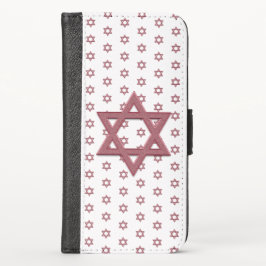 Funda Cartera Estrella rosa de David Seamless