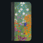 Funda Cartera Gustav Klimt Flor Jardín Naturaleza<br><div class="desc">Un bonito cuadro del jardín,  un cuadro clásico de Gustav Klimt,  llamado Cottage Garden,  o Bauergarten,  1907,  que se encuentra cerca de un jardín de flores,  un cuadro de flores de colores.</div>
