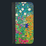 Funda Cartera Jardín de flores, Gustav Klimt<br><div class="desc">Gustav Klimt (14 de julio de 1862 - 6 de febrero de 1918) era un pintor simbolista austríaco y uno de los miembros más destacados del movimiento secesión de Viena. Klimt es conocido por sus pinturas, murales, bocetos y otros objetos artísticos. Además de sus obras figurativas, que incluyen alegorías y...</div>