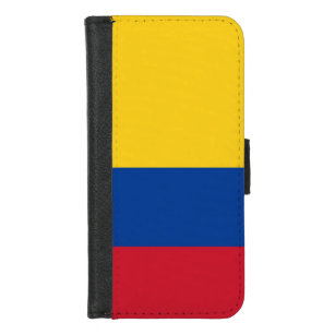 Funda Cartera Maletín de billetera iPhone 7/8 con bandera de Col