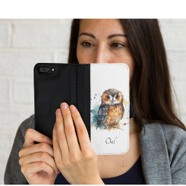Funda Cartera Oveja cutánea en acuarela