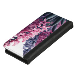 Funda Cartera Susurros de primavera sinfonía en rosa y lavanda